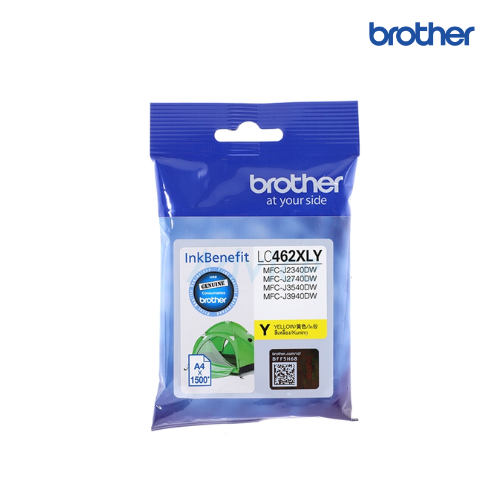 ตลับหมึกอิงค์เจ็ท Brother Original Ink Cartridge LC-462XL Yellow, LC462XL